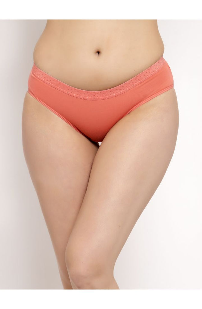 Shop for Peach Hipster Brief 3 PC Pack Solid Colors