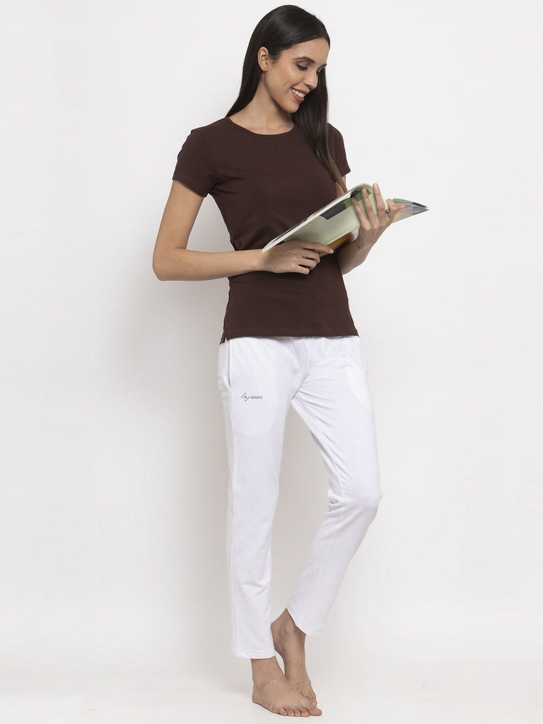 brown double layered ladies t shirts