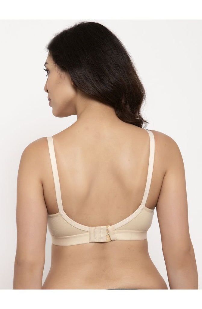 Buy Nude Minimizer Bra With Full Cover Support Online