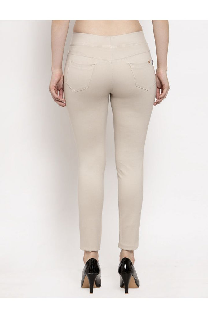 Order Beige Narrow Fit Trouser Pant Online