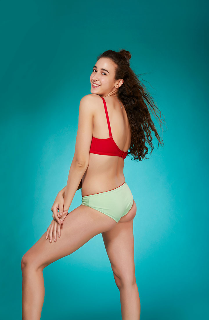 Cotton Underwear - Shop Red Bikini Briefs For Ladies At Online – Prag & Co