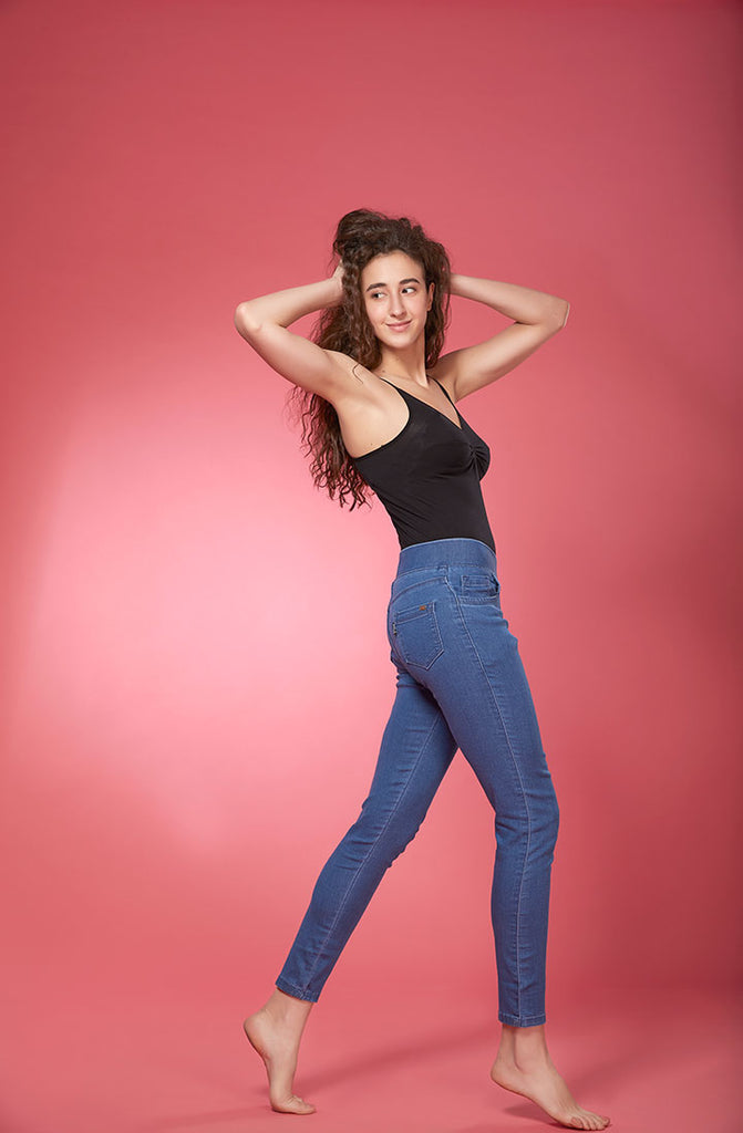 Right Side DX Denim Leggings With Stretchable Skinny Fit
