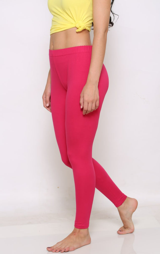 Rani Pink 4 way stretch leggings