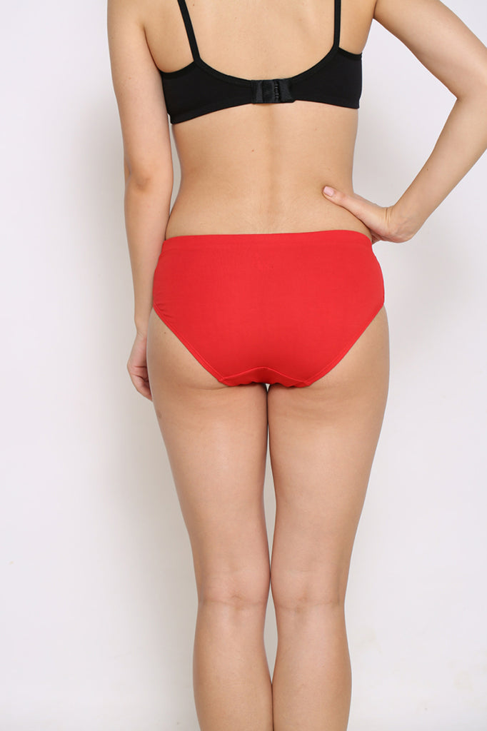 Back Side Hipster Brief With Royal Red Color